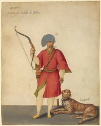 Łucznik Azappo z gepardem