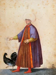 Turek w turbanie, rysunek Jacopo Ligozzi (1547-1627)