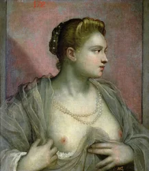 Portret kobiety odsłaniającej piersi, ok. 1570