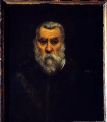 Autoportret. Obraz Jacopo Robustiego znany jako Tintoretto (The Tintoret