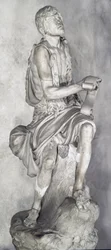 Św. Jan Chrzciciel (rzeźba z marmuru)