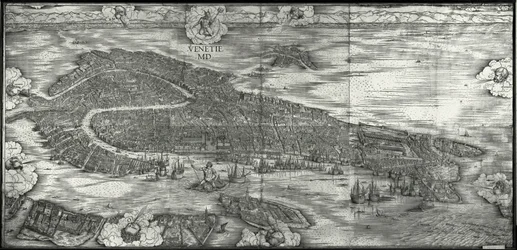 Canale Grande, mapa Wenecji