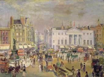 Piccadilly Circus, ok. 1908-9 (olej na płótnie)