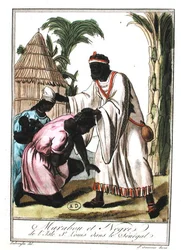 Marabout z Saint-Louis, Senegal (kolor lito)