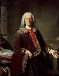 Portret poety i tragika Prospera Jolyota de Crébillon, 1746
