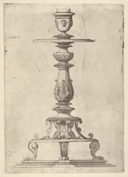 Projekt świecznika, 1548-49.