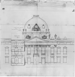 Projekt Ecole Militaire w Paryżu, 1769 r.