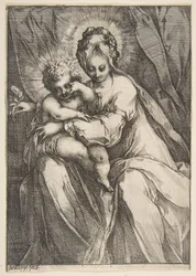 Madonna z różą, 1595-1616.