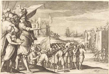 Szturm na dwie fortece, ok. godz. 1614.