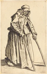 Żebraczka z kulami, ok. 1930 r. 1622.