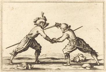Pojedynek na miecze, ok. godz. 1622.