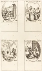 Podwyższenie Krzyża Świętego; św. Aper; św. Eufemia; Św. Lambert