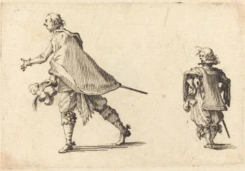 Dżentelmen i jego strona, c. 1617.