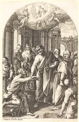 Piotr i Jan uzdrawiają chromych