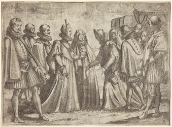Przyjęcie w Mantui [recto]