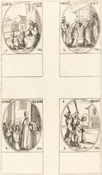 św. Szymona Salusa; Nawiedzenie Matki Boskiej; Osadzanie szat Dziewicy; Św. Hiacynt