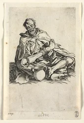 Żebracy: Malingerer , c. 1623.