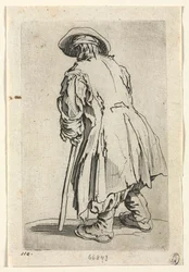 The Beggars: Stary żebrak na jednej kuli, c. 1623.