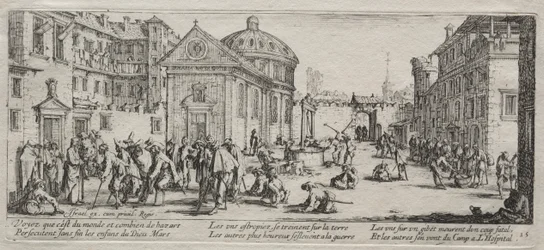 Wielka nieszczęścia wojny: Szpital, 1633.