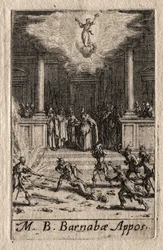 Męczeństwo apostołów: św. Barnaba