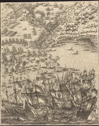 Oblężenie La Rochelle [tablica 11 z 16; zestaw obejmuje 1952.8.97-112]