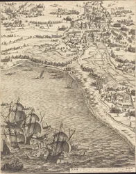 Oblężenie La Rochelle [tablica 12 z 16; zestaw zawiera 1952.8.97-112]