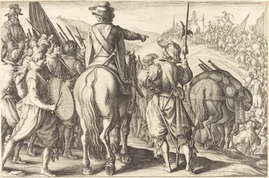 Żołnierze marszu, ok. godz. 1614.