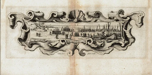 Lądowanie wojsk (rycina)