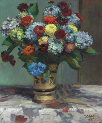 Bukiet hortensji, 1929