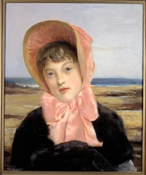 Różowy peleryna – Jacques Emile (Jacques-Emile) Blanche (1861-1942)