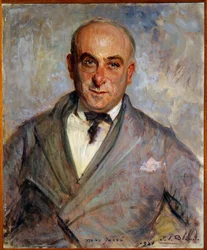 Portret Maxa Jacoba (1876-1944) Francuski poeta Obraz Jacques Emile (Jacques-Emile) Blanche (1861-1942)
