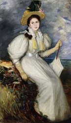 Portret młodej kobiety, 1895