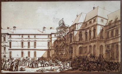 Przybycie do Luwru włoskich arcydzieł Grabież dzieł sztuki była celem wypraw Dominique Vivant Denon (Vivant-Denon) pod rozkazami konsula Napoleona Bonaparte do Musee Napoleon (obecnie Luwr) podczas pierwszego