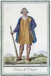 Man of Aragon (Hiszpania) - w „”Encyklopedii podróży”” Grasset St Sauveur, wyd. 1796