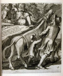 Ilustracja do bajek Jeana de La Fontaine