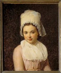 Portret Catherine Marie Tallard (1772-1825), żony Francois Lamy, burmistrza Sougeres, na obrazie Yonne autorstwa Jacques Louis David (1748-1825) 1795 nd. 0,64x0,54 m - Portret Catherine Marie Tallard (1772-1825), żony Francois Lamy, burmistrza Souge