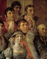 Obrzęd Napoleona. Szczegół przedstawiający Marie-Julie Clary (żonę Josepha Bonaparte