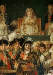 Koronacja Napoleona I przez papieża Piusa VII w katedrze Notre-Dame w Paryżu …