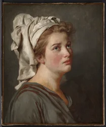 Młoda kobieta w turbanie