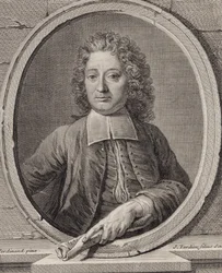 Portret kompozytora Jean-Francois Lallouette 1651-1728.