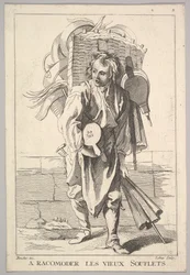 Rewers A Racomoder les Vieux Souflets Mend the Old Bellows, z Le Cri..., XVIII wiek.