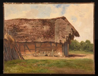Domek kryty strzechą