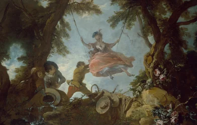 Huśtawka (olej na płótnie)