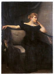 Portret markizy de Tallenay (olej na płótnie)