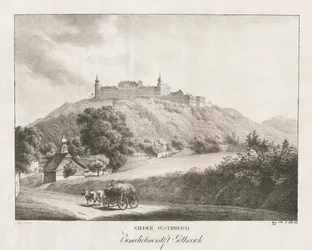 Dolna Austria, klasztor benedyktynów w Gottereich, 1819.