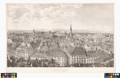 Panorama Wiednia ku południu, z kościoła św. Piotra