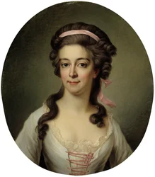 Portret hrabiny Marii Eleonory Lewenhaupt z domu Koskull 1765-1823.
