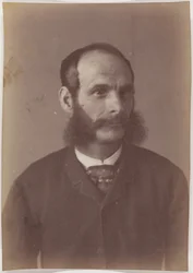 [Portret mężczyzny z bokobrodami].