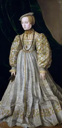 Portret Anny Austriaczki (olej na płótnie)