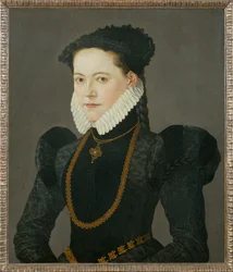 Portret córki hrabiego Fryderyka z Oettingen ... (obraz na płótnie)